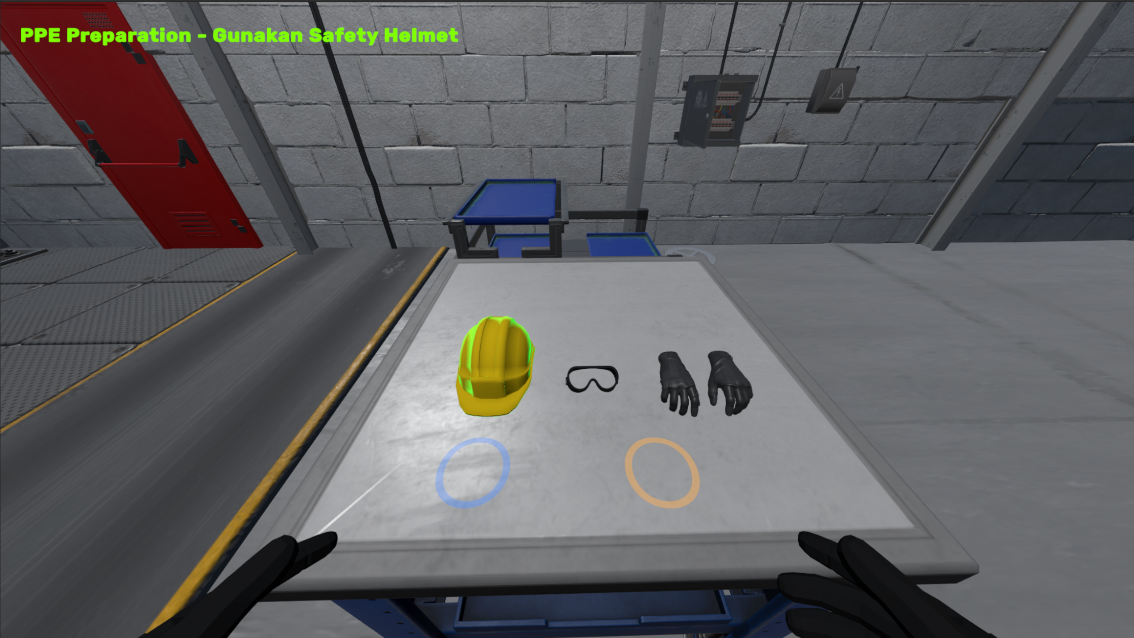VR Environment — Area Forklift