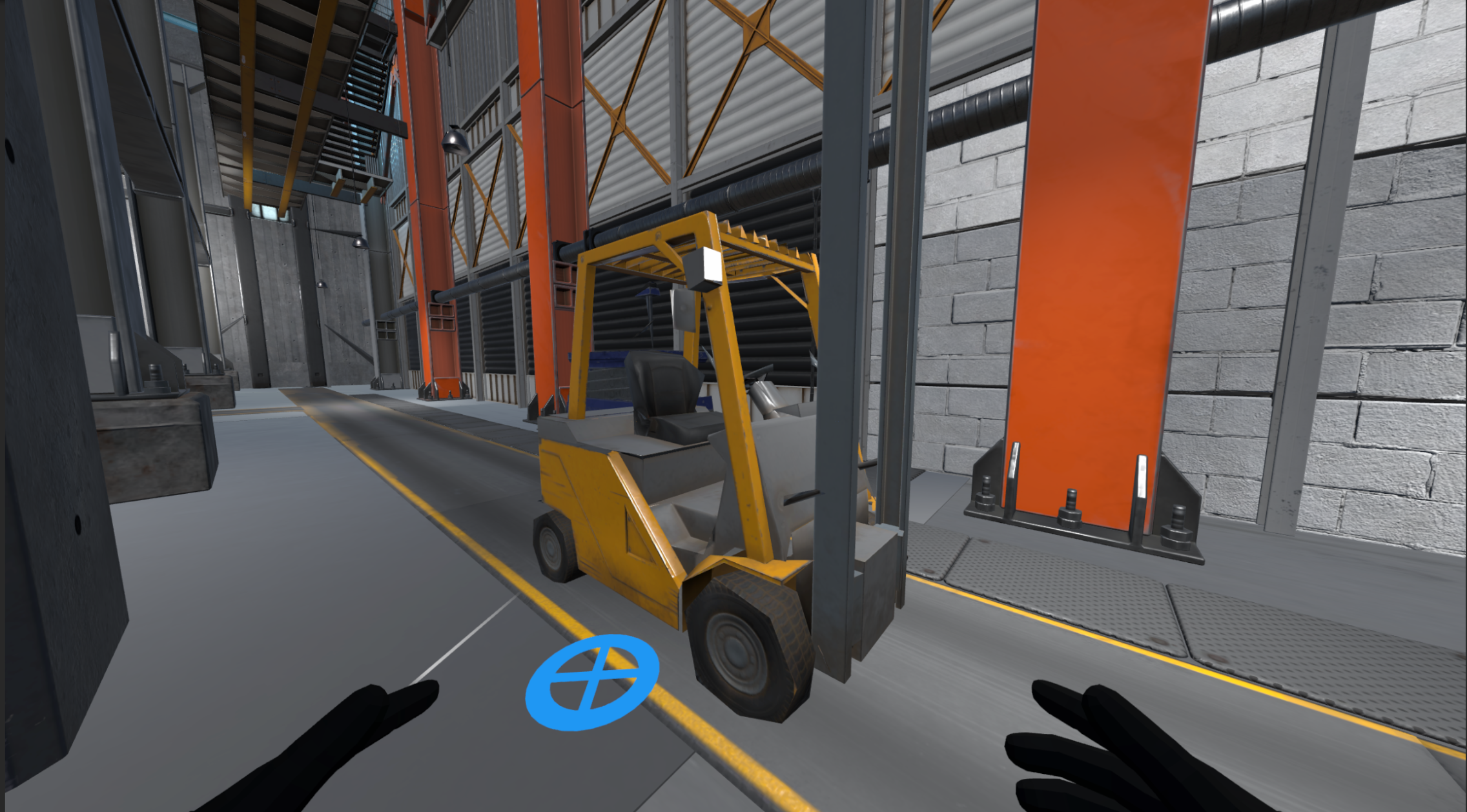 VR Environment — Area Mesin